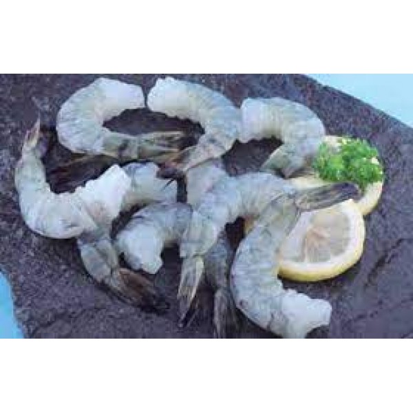 Fresh Tiger Shrimps Medium Cleaned With Tail - 500Gm