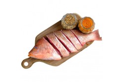 Fresh Red Snapper Curry Cut (May include head pieces) (4/5) - Per 1Kg 