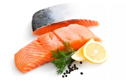 Salmon Fillet Steak With Skin Norway Frozen - Per 1Kg