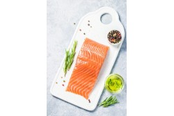 Fresh Salmon Sushi Grade Fillet Without Skin  Medium 2/3 - Per 1Kg