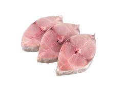 Fresh Sheri (Emperor Fish) Steaks With Skin (2/4) - Per 1Kg 