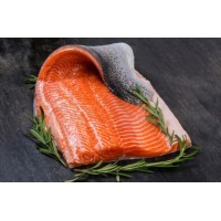 Trout Salmon Fillet Skin On Frozen - Per 800Gm