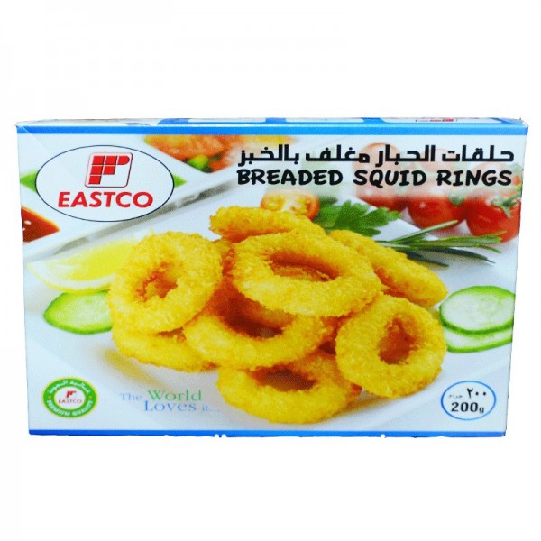 Eastco Breaded Squid Rings - Per 200Gm