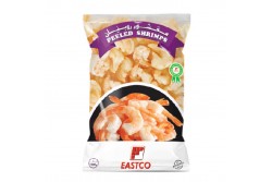 Eastco White Shrimps Cleaned Semi Cooked  Large Size - Per 500Gm