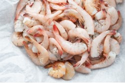 Frozen Brown Shrimps Headless Medium - Per 1 Kg