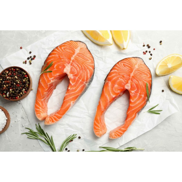 Fresh Salmon Whole Steak Medium 2/3  - Per 1.8Kg