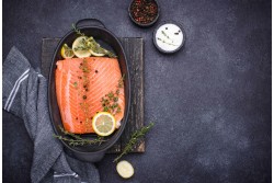 Organic Salmon Fillet Without Skin Norwegian Frozen - 1.5Kg