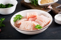 White Fish Fillet Cube Portion Frozen -  Per 1Kg