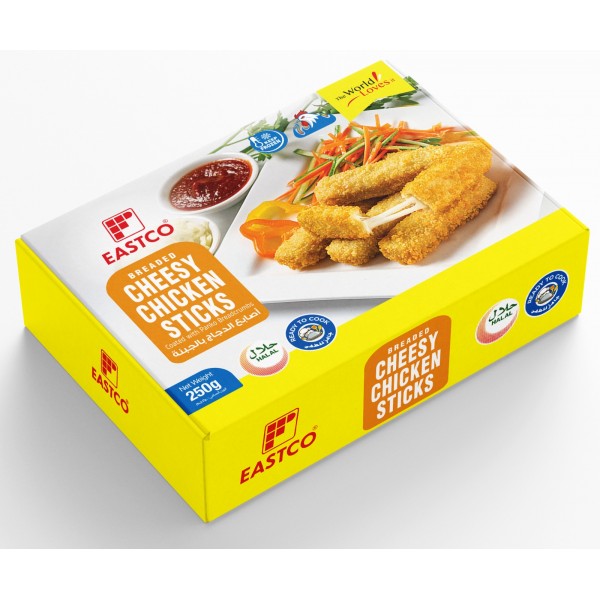 Breaded Cheesy Chicken Stick Eastco - Per 250gm