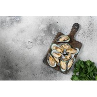 Frozen Green Half Shell Mussels Small New Zealand ...