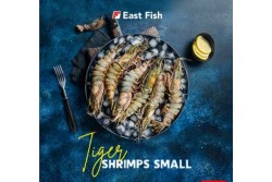 Frozen Tiger Shrimps Small Size With Head - Per 1Kg 