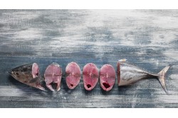 Fresh Tuna Black Whole Steaks - Per 1Kg 
