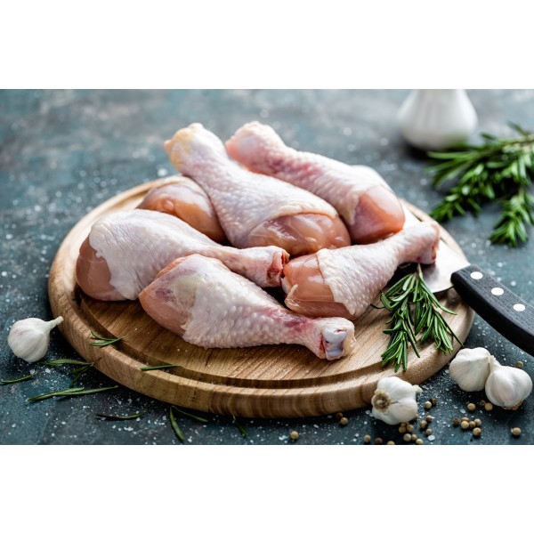 Fresh Chicken Drumsticks Skin-On - Per 500Gm