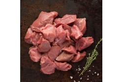 Fresh Premium Indian Veal Cubes Without Bone - Per 500gm