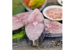 Fresh King Fish Steaks Skin-on - Per Kg