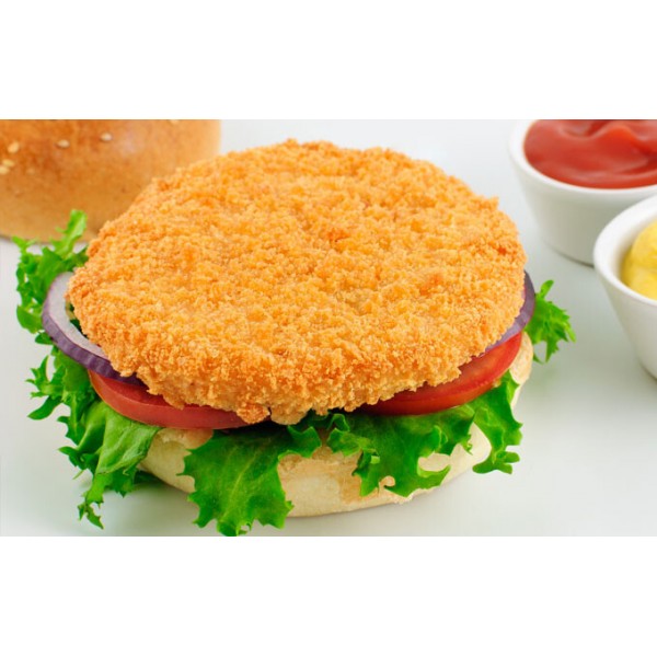 Breaded Chicken Burger Patty Eastco - Per 1Kg